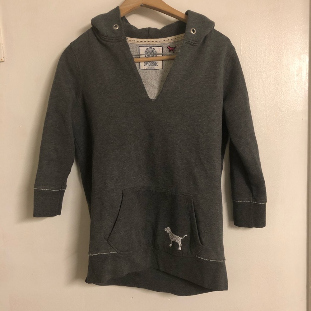 Grey PINK VS pullover